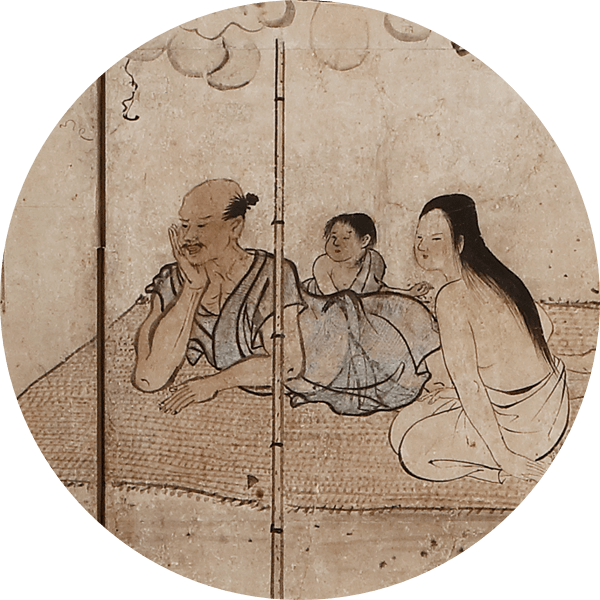 納涼図屏風