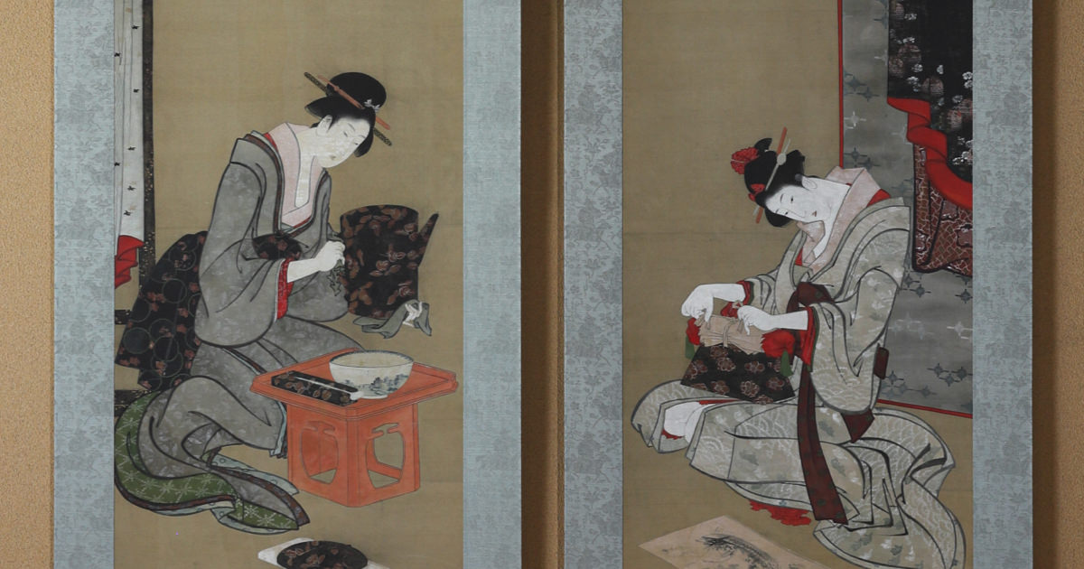 新年風俗図｜作品紹介｜キヤノン 綴プロジェクト｜キヤノン