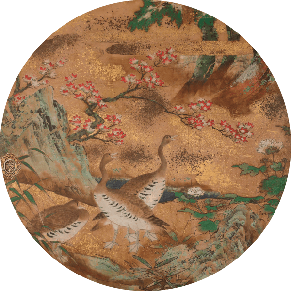 秋冬花鳥図